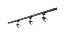 Tracking Lighting Black Bullett Track 3 Light Kit Matt Saxby 78649