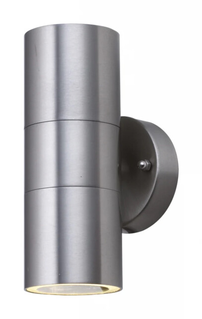 Spot Light Silver Metro Double Led Ip44 Stainless Steel Searchlight