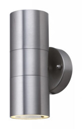 Spot Light Silver Metro Double Led Ip44 Stainless Steel Searchlight