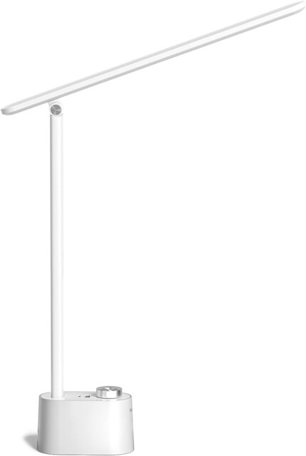 Led Desk Lamp With Usb Charging Ports, Sunturalux™ Hwt-h01 Stepless
