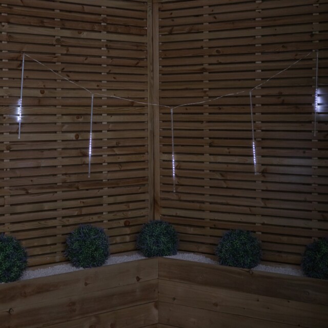 Premier Led Shower Lights - Bright Imitation Snowing Effect (5 X 50cm)