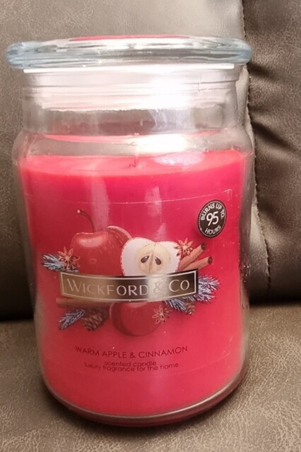 Warm Apple And Cinnamon 18oz Jar Candle Wickford And Co
