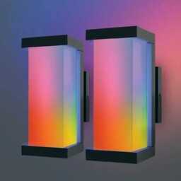 Atomi Smart Outdoor Wifi Led 2 Pack Wall Lights Sconces Google Home