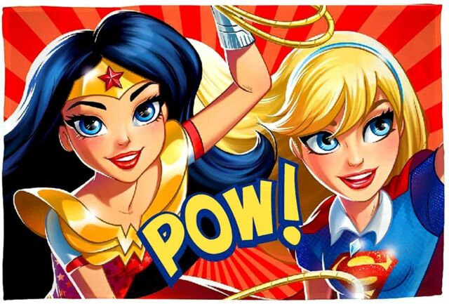 Dc Comics Superhero Fleece Blanket Wonder Women & Superwomen