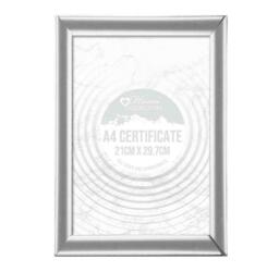 12 X A4 Certificate Silver Photo Picture Frames Wall Mountable