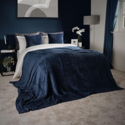 Ohs Luxury Popcorn Waffle Blanket Large Warm Fleece Throw Over Bed