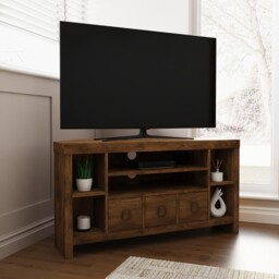 Jakarta Corner Tv Unit Mango Media Stand Storage Cabinet Bedroom