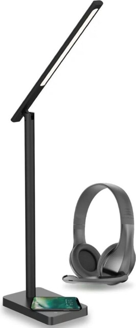 Xqisit Work From Home Kit Led Lamp With Wireless Charging Station &