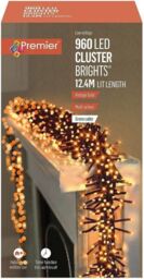 Premier 960 Multi-action Led Cluster Christmas Tree Lights Timer -