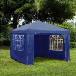 Gr8 Garden Blue Gazebo Marquee Awning Beach Party Camping Tent Canopy