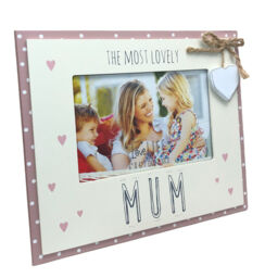 Mother's Day Gift Love Life Mdf Double Layer 6'x4' Photo Frame Lovely