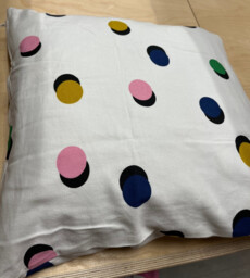 Ikea Rundkrassing Dots Spots Cushion Cover 50 X 50 Cm 305.828.03