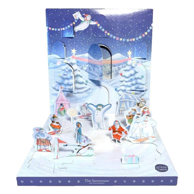 Christmas Advent Calendar The Snowman Musical Moving Scene Advent