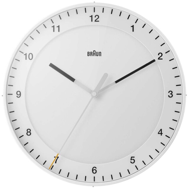 Braun Bc17w Classic Wall Clock