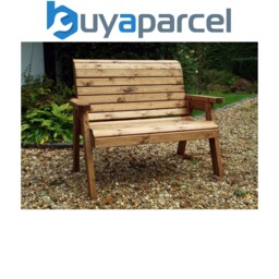 Charles Taylor Wooden Garden 2 Seater Bench Seat Armchair Fp
