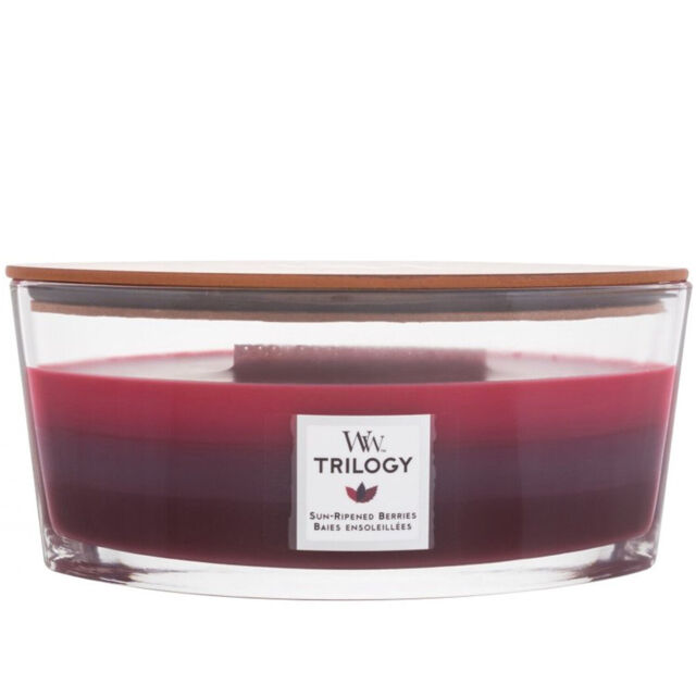 Woodwick Trilogy Sun Ripened Berries Ellipse / Large Hourglass Choose