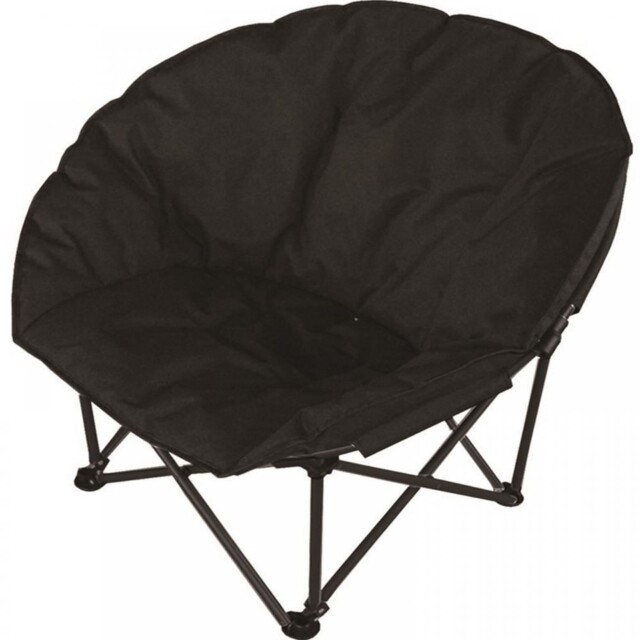 Deluxe Black Padded Folding Outdoor Camping Beach Garden Fishing Moon