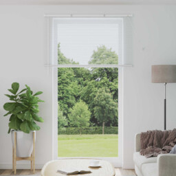 Venetian Blind White Pvc 160x213cm Manual Light Control Privacy For