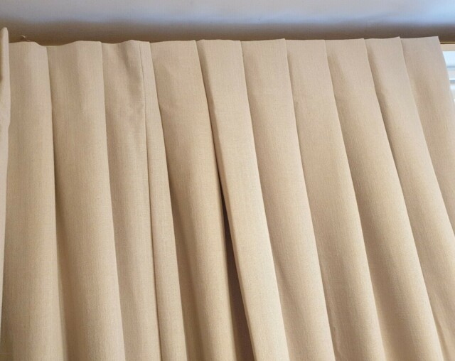 John Lewis Mtm W112 X D207cm Petersham Inverted Pleat Blackout