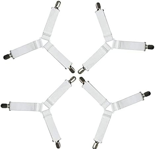 Alytimes 3 Clips Bed Corner Holder Bed Sheet Fasteners Mattress Cover