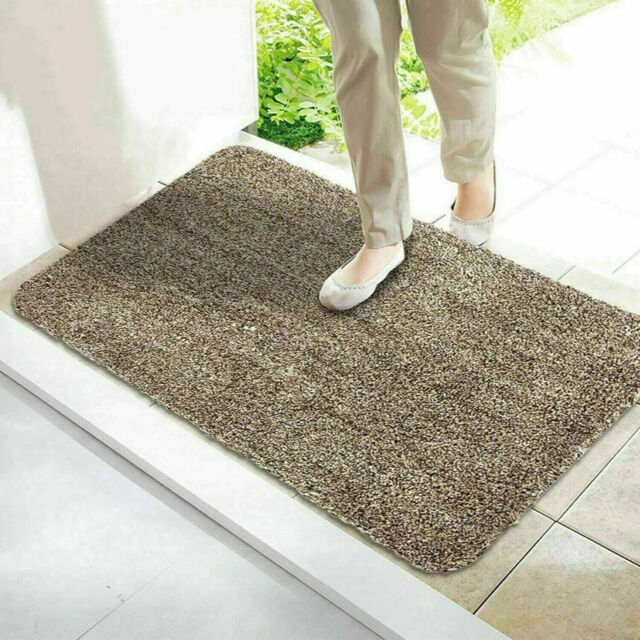Super Absorbent Magic Door Mat Clean Step Washable Indoor Outdoor Anti