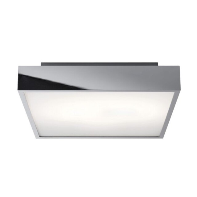 Astro Led Ceiling Light Chrome Polished Square Flush 300mm Taketa