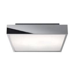 Astro Led Ceiling Light Chrome Polished Square Flush 300mm Taketa