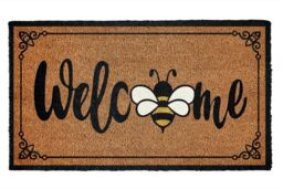 Groundsman Welcome Bee Doormat 40x70cm