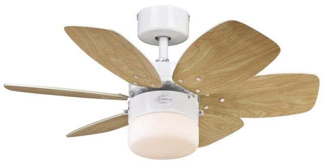 "76 Cm / 30"" Ceiling Fan With Light And Pull Cord Westinghouse Flora"