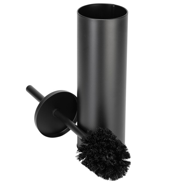 Toilet Brush And Holder Free Standing Matt Black Bathroom Luxury