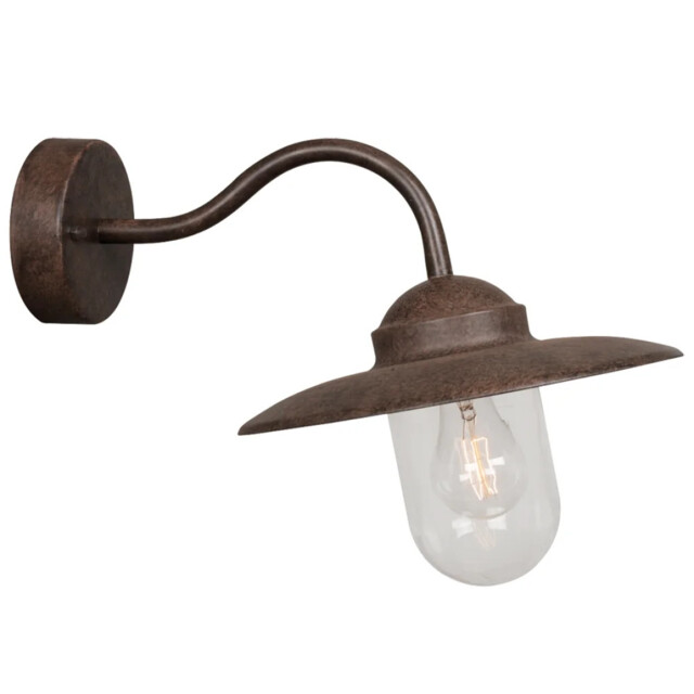 Outdoor Light Brown Luxembourg Wall Ip54 Rusty Nordlux 22671009
