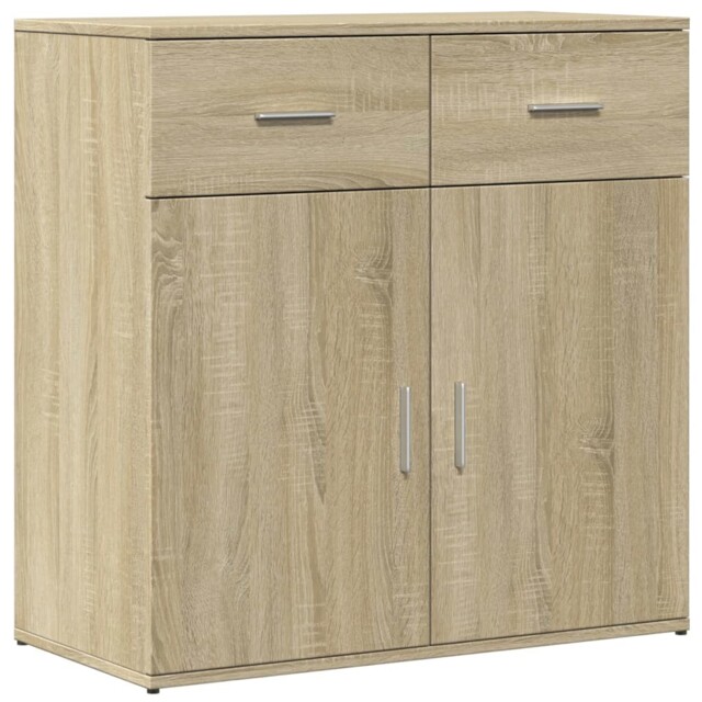 Sideboard Storage Cupboard Side Cabinet Home Highboard Engineered Wood