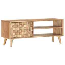 Tv Cabinet 100x35x40 Cm Solid Acacia Wood Vidaxl