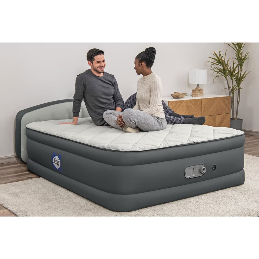 Queen Size Mattress 3 Pack) Bestway® Headboard Tritech Airbed Queen 18\\\, image size:1080x1080