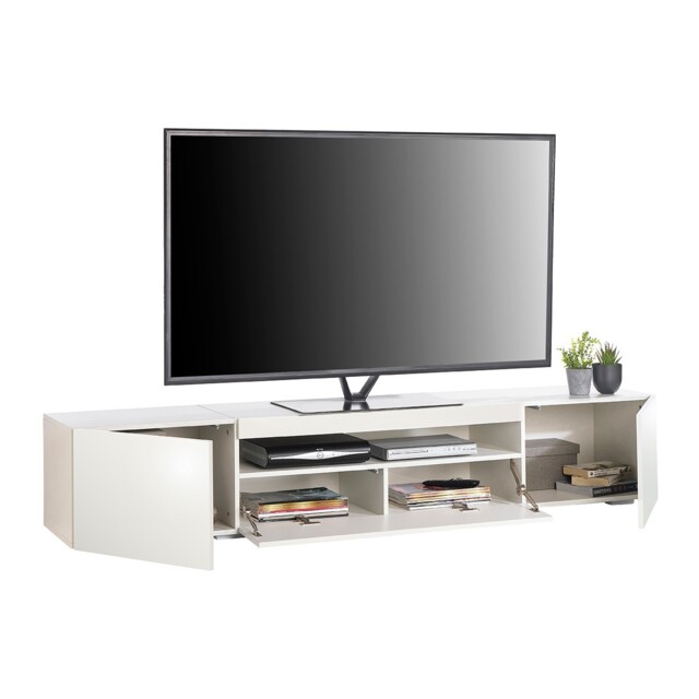 Tv Stand Cabinet 75 Inch With Lights 65 - 90 Inch Tv's Modern Gloss