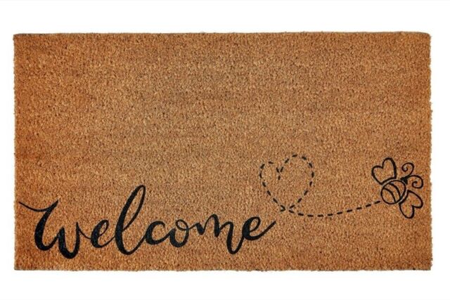 Groundsman Coir Outdoor Indoor Non-slip Door Floor Mat 40cm X 70cm -