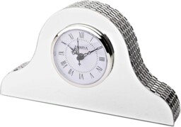 Hestia Glass Mirror Napoleon Mantel Clock - He887