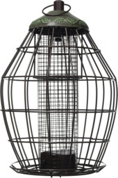 Squirrel Proof Peanut Bird Feeder 16x19x28cm Dark Green Secret Garden
