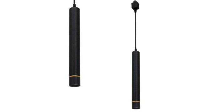 Track Pendant Black/gold 3w Led Ml6510