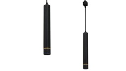 Track Pendant Black/gold 3w Led Ml6510