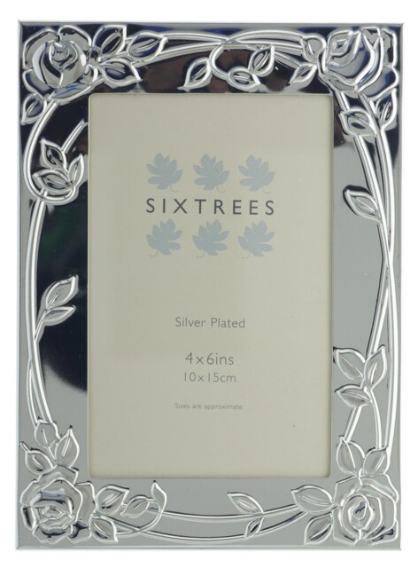 Embossed Silver Plated Photo Frames 6 X 4 Inch 7 X 5 Inch 10 X 8 Inch