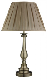 Table Light Brass Flemish Antique Searchlight 4023ab