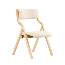 Sobuy Wooden Padded Folding Dining Chair,office Chair, Desk
