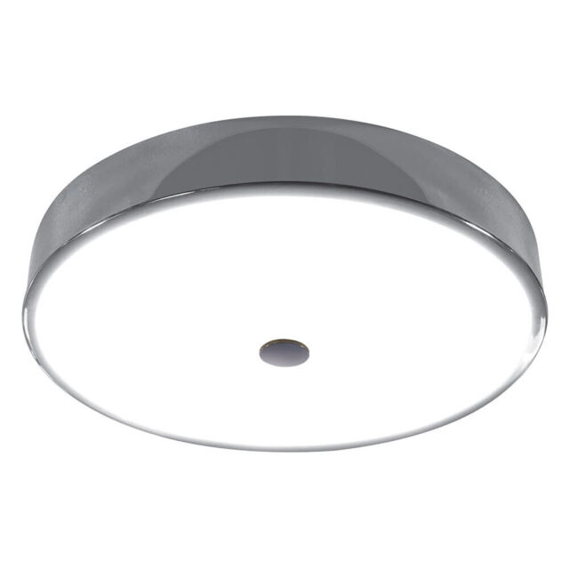Hib - Lumen Round Led Ceiling Light In Chrome - 0740