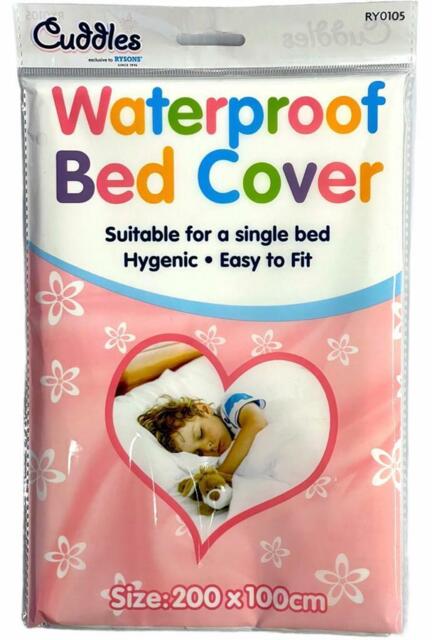 Waterproof Child Bed Sheet Cover Single Mattress Protector Plastic Kid
