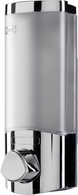 Wall Mounted Refillable Soap Dispenser 350ml Chrome Corner Or Flat Fit