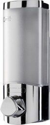 Wall Mounted Refillable Soap Dispenser 350ml Chrome Corner Or Flat Fit
