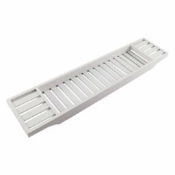 Bamboo Bathroom Storage Grated Caddy Shelf Rack Bath Tub Tray Books