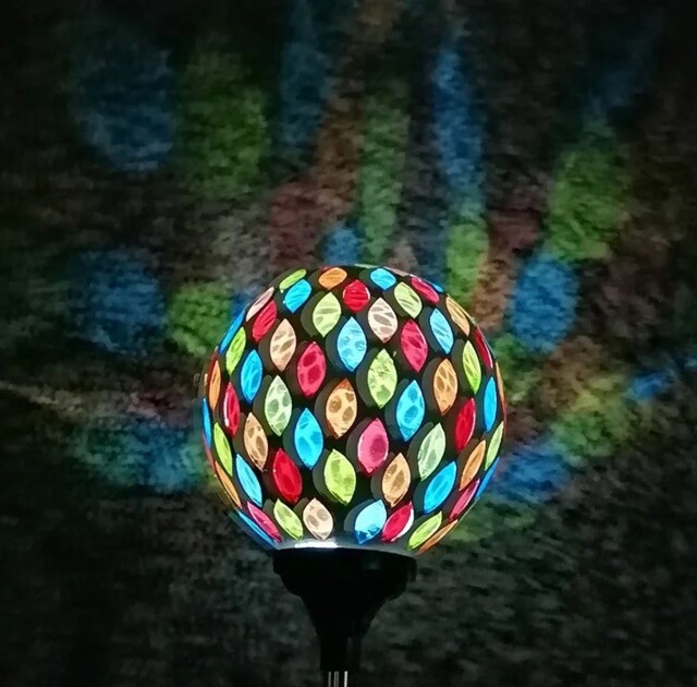 Solar Garden Light Ball Led Waterproof Colour Changing Outdoor Lamp