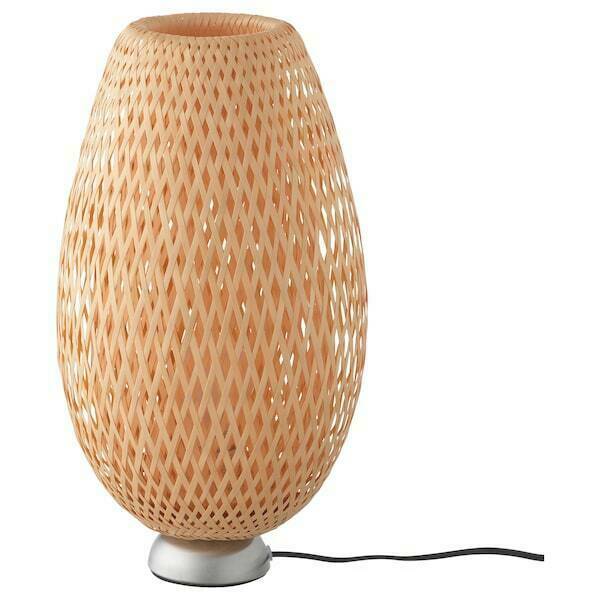 Ikea Boja Handmade Table Lamp - Bamboo